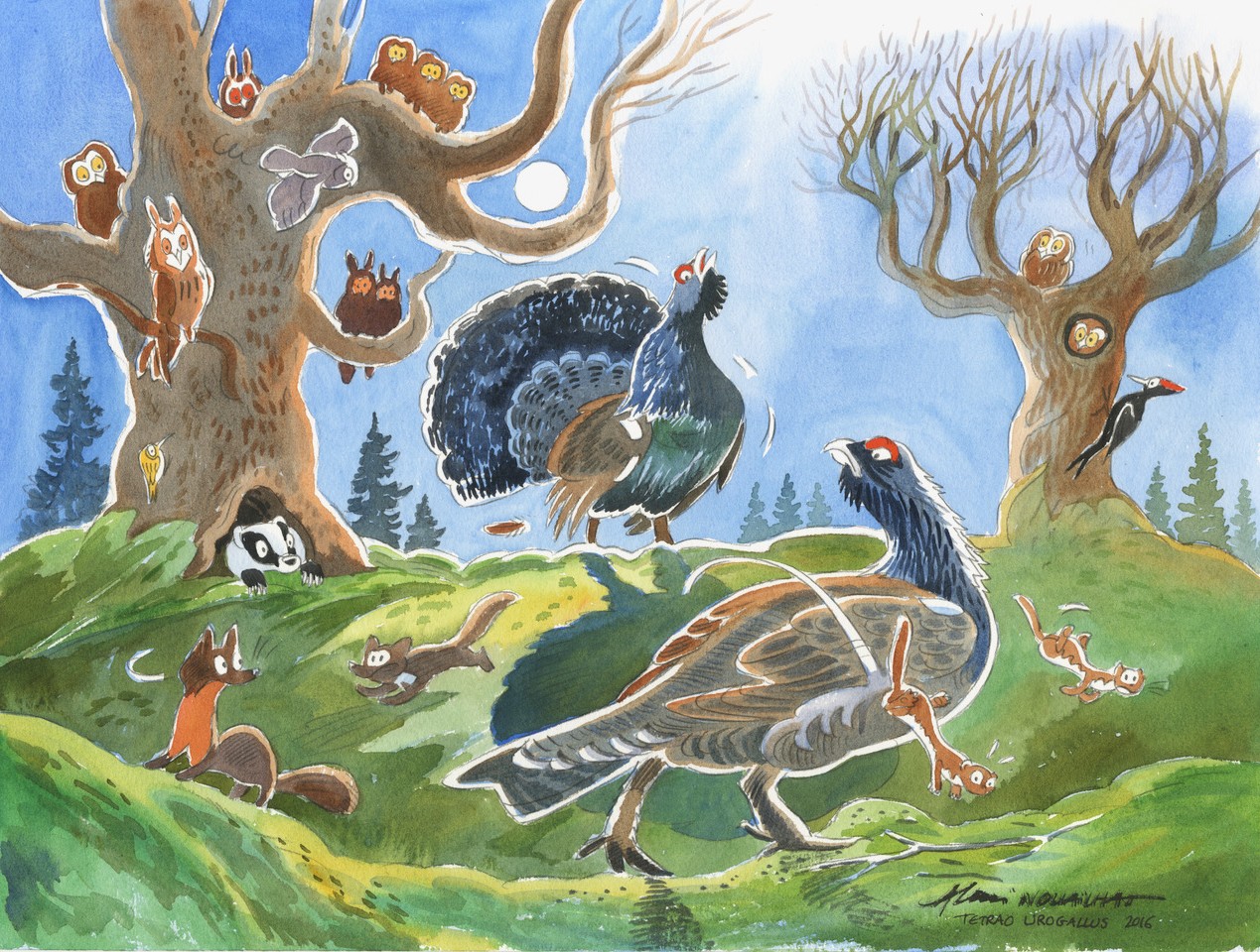 Faune et humour